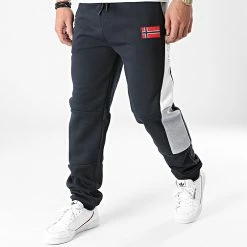 Meilleure affaire 😀 Pantalon Jogging Magostino Bleu Marine de Geographical Norway 🎁