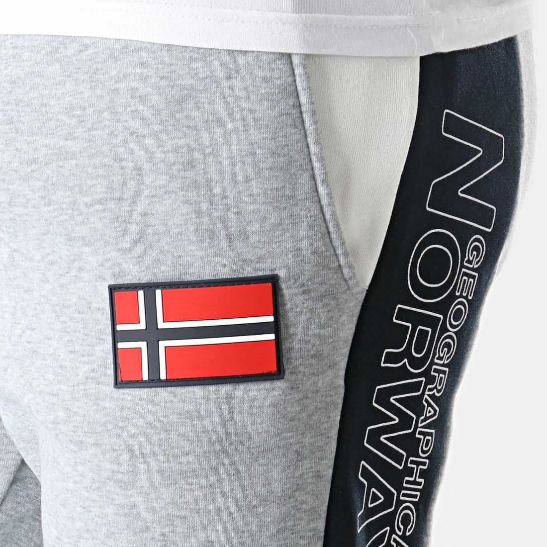 De gros ⌛ Pantalon Jogging Magostino Gris Chiné de Geographical Norway 🌟 2 De gros ⌛ Pantalon Jogging Magostino Gris Chiné de Geographical Norway 🌟 – Image 2