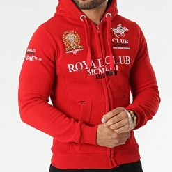 Coupon 🔔 Sweat Zippé Capuche Gantub Rouge de Geographical Norway ❤️ 6 Coupon 🔔 Sweat Zippé Capuche Gantub Rouge de Geographical Norway ❤️ -Geographical Norway Soldes Boutique geographical norway 259927 GANTUB RED 20210428T101736 03