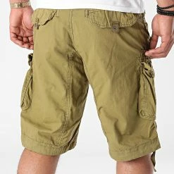 Top 10 🥰 Short Cargo Panoramique Basic Vert Kaki de Geographical Norway 🔥 -Geographical Norway Soldes Boutique geographical norway 267901 PANORAMIQUE BASIC MASTIC 20210531T151301 04