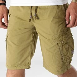Meilleure vente 🧨 Short Cargo Pakito Vert Kaki de Geographical Norway 😉