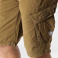 Tout neuf 🔥 Short Cargo Pakito Marron de Geographical Norway 🔔 -Geographical Norway Soldes Boutique geographical norway 273630 PAKITO MEN KAKI 20210813T123737 03