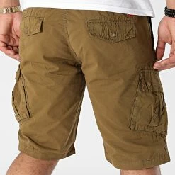 Tout neuf 🔥 Short Cargo Pakito Marron de Geographical Norway 🔔 -Geographical Norway Soldes Boutique geographical norway 273630 PAKITO MEN KAKI 20210813T123739 04