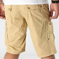 Coupon 👏 Short Cargo Passpartout Beige de Geographical Norway 👍 -Geographical Norway Soldes Boutique geographical norway 273646 PASSPARTOUT BEIGE 20210709T154021 04