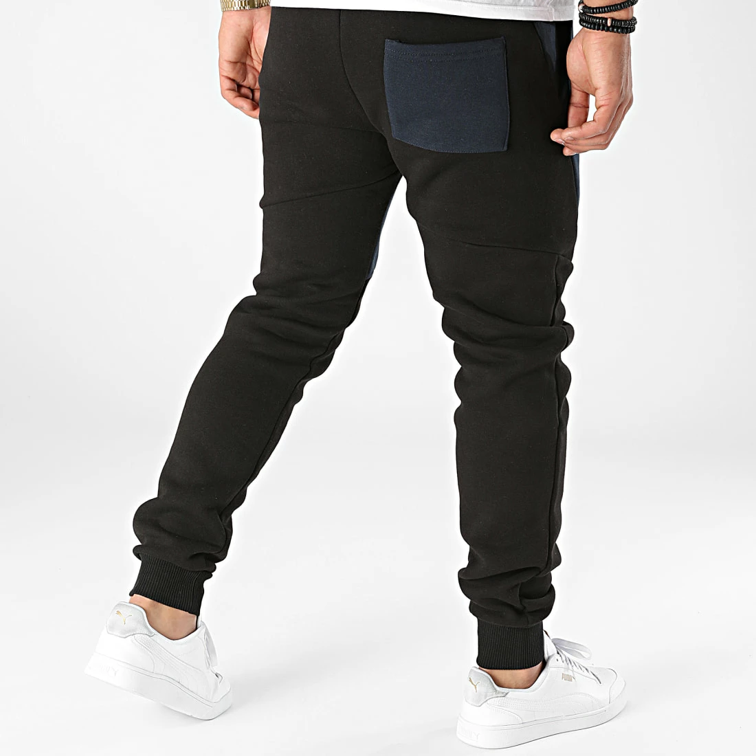 Grosses soldes 🔔 Pantalon Jogging Moriarty Noir Bleu Marine de Geographical Norway 😀 4 Grosses soldes 🔔 Pantalon Jogging Moriarty Noir Bleu Marine de Geographical Norway 😀 – Image 4