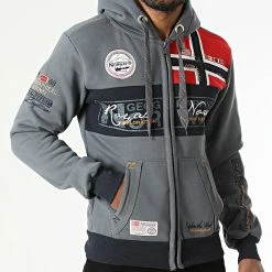 Acheter 💯 Sweat Capuche Zippé Flyer Gris Anthracite Chiné de Geographical Norway 😀 6 Acheter 💯 Sweat Capuche Zippé Flyer Gris Anthracite Chiné de Geographical Norway 😀 -Geographical Norway Soldes Boutique geographical norway 289160 FLYER DARK GREY 20211020T162651 03