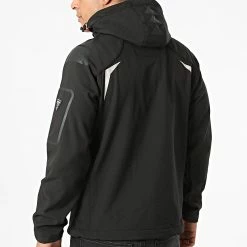 Sortie 👏 Veste Zippée Capuche Techno Noir de Geographical Norway 😉 -Geographical Norway Soldes Boutique geographical norway 289385 TECHNO BLACK 20211022T155349 04