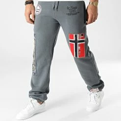 Meilleure vente 😍 Pantalon Jogging Myer Gris de Geographical Norway 🎁