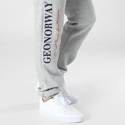 Remise 🥰 Pantalon Jogging Mubber Gris Chiné de Geographical Norway 🛒 -Geographical Norway Soldes Boutique geographical norway 310231 MUBBER BLENDED GREY 20220325T154835 03