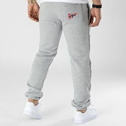 Remise 🥰 Pantalon Jogging Mubber Gris Chiné de Geographical Norway 🛒 -Geographical Norway Soldes Boutique geographical norway 310231 MUBBER BLENDED GREY 20220325T154836 04