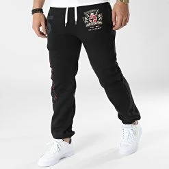 De gros 💯 Pantalon Jogging Mubber Noir de Geographical Norway 😀
