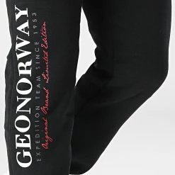 De gros 💯 Pantalon Jogging Mubber Noir de Geographical Norway 😀 -Geographical Norway Soldes Boutique geographical norway 310237 MUBBER BLACK 20220325T155116 03