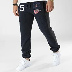 Remise 🤩 Pantalon Jogging A Bandes Mantibe Bleu Marine de Geographical Norway 😀
