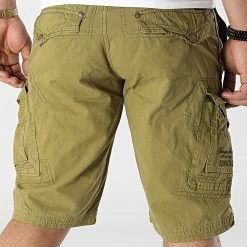 Vente flash ❤️ Short Cargo Presbul Vert Kaki de Geographical Norway 🔥 -Geographical Norway Soldes Boutique geographical norway 310297 PRESBUL MASTIC 20220325T160947 04