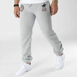 Meilleure vente 🥰 Pantalon Jogging Minaluxe Gris Chiné de Geographical Norway 🔔