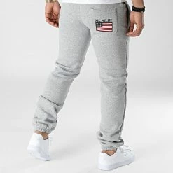 Meilleure vente 🥰 Pantalon Jogging Minaluxe Gris Chiné de Geographical Norway 🔔 -Geographical Norway Soldes Boutique geographical norway 310311 MINALUXE BLENDED GREY 20220325T154717 04