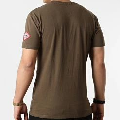 Budget 👏 Tee 👚 Shirt Ipalomar Vert Kaki de Geographical Norway 🎁 -Geographical Norway Soldes Boutique geographical norway 310565 IPALOMAR KAKI 20220331T154529 04