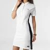 Meilleure vente ❤️ Robe Polo Manches Courtes Femme Kolivia Blanc de Geographical Norway 🥰
