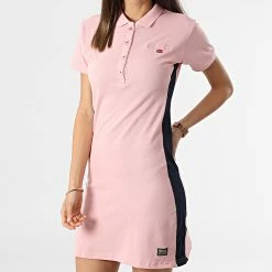 Le moins cher ⌛ Robe Polo Manches Courtes Femme Kolivia Rose de Geographical Norway 🥰