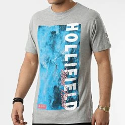 Offres 🎁 Tee 👕 Shirt Iledaix Gris Chiné de Geographical Norway 🎁