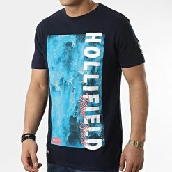 Grosses soldes 🥰 Tee 👕 Shirt Iledaix Bleu Marine de Geographical Norway 👍