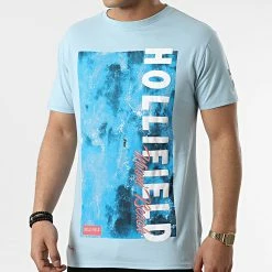 Bon marché ❤️ Tee 👕 Shirt Iledaix Bleu Clair de Geographical Norway ⌛