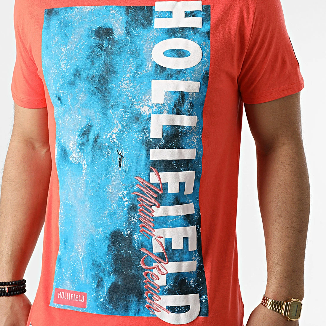 Meilleur prix 🧨 Tee 👕 Shirt Iledaix Orange Corail de Geographical Norway 🎁 2 Meilleur prix 🧨 Tee 👕 Shirt Iledaix Orange Corail de Geographical Norway 🎁 – Image 2