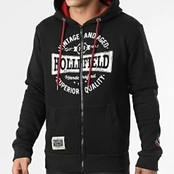 Meilleure affaire ⭐ Sweat Zippé Capuche Finnesota Noir de Geographical Norway 🔔