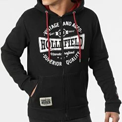 Meilleure affaire ⭐ Sweat Zippé Capuche Finnesota Noir de Geographical Norway 🔔 -Geographical Norway Soldes Boutique geographical norway 310616 FINNESOTA BLACK 20220329T152346 03