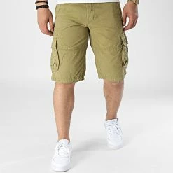 Bon marché 💯 Short Cargo Pionec Vert Kaki de Geographical Norway 💯 -Geographical Norway Soldes Boutique geographical norway 310634 PIONEC MEN MASTIC 20220328T154931 03
