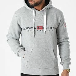 Offres ⭐ Sweat Capuche Gondo Gris Chiné de Geographical Norway 🤩 6 Offres ⭐ Sweat Capuche Gondo Gris Chiné de Geographical Norway 🤩 -Geographical Norway Soldes Boutique geographical norway 310703 GONDO BLENDED GREY 20220325T131121 03