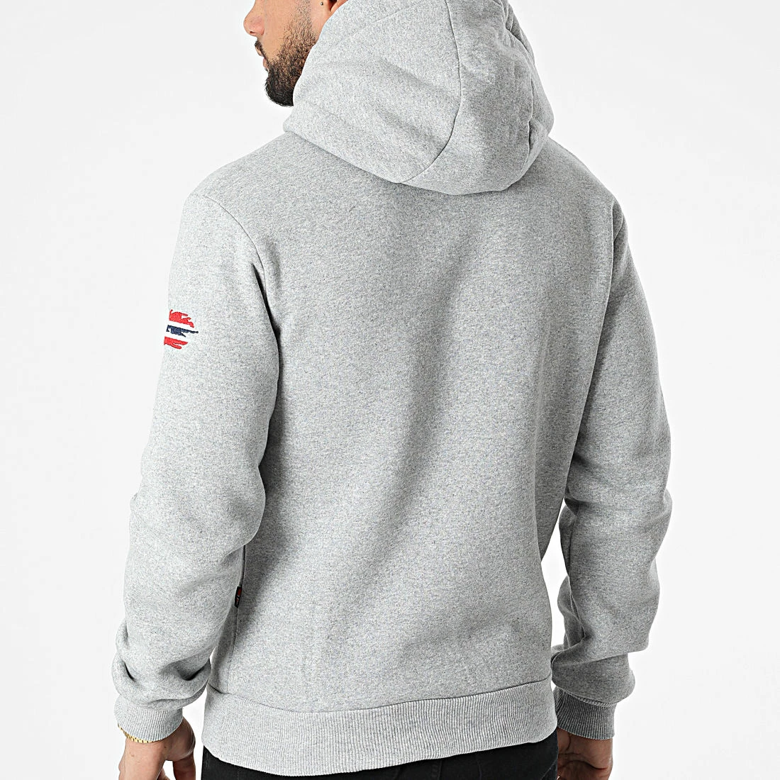 Offres ⭐ Sweat Capuche Gondo Gris Chiné de Geographical Norway 🤩 4 Offres ⭐ Sweat Capuche Gondo Gris Chiné de Geographical Norway 🤩 – Image 4