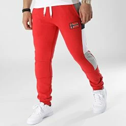 De gros 😀 Pantalon Jogging Molem Rouge de Geographical Norway 👍