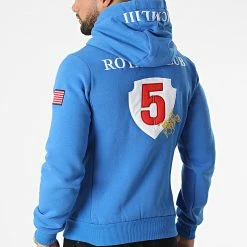 Remise 🔔 Sweat Zippé Capuche Gantub Bleu Clair de Geographical Norway 🎉 7 Remise 🔔 Sweat Zippé Capuche Gantub Bleu Clair de Geographical Norway 🎉 -Geographical Norway Soldes Boutique geographical norway 310838 GANTUB ROYAL BLUE 20220325T130830 04
