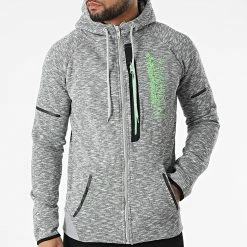 Meilleur prix 🛒 Sweat Zippé Capuche Glassboro Gris Chiné de Geographical Norway 🛒 -Geographical Norway Soldes Boutique geographical norway 310864 GLASSBORO BLACK 20220325T130913 03