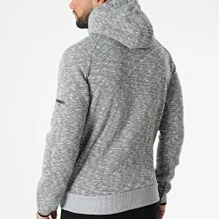 Meilleur prix 🛒 Sweat Zippé Capuche Glassboro Gris Chiné de Geographical Norway 🛒 -Geographical Norway Soldes Boutique geographical norway 310864 GLASSBORO BLACK 20220325T130914 04
