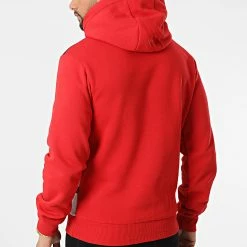 Meilleur prix 🌟 Sweat Capuche Golem Rouge de Geographical Norway 🎁 -Geographical Norway Soldes Boutique geographical norway 310942 GOLEM RED 20220425T160531 04