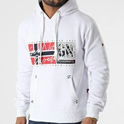 Top 10 🔥 Sweat Capuche Gozep Blanc de Geographical Norway 🛒