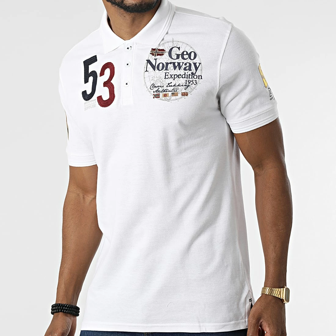 Meilleure affaire 🥰 Polo Manches Courtes Kelan Blanc de Geographical Norway 😀 1 Meilleure affaire 🥰 Polo Manches Courtes Kelan Blanc de Geographical Norway 😀