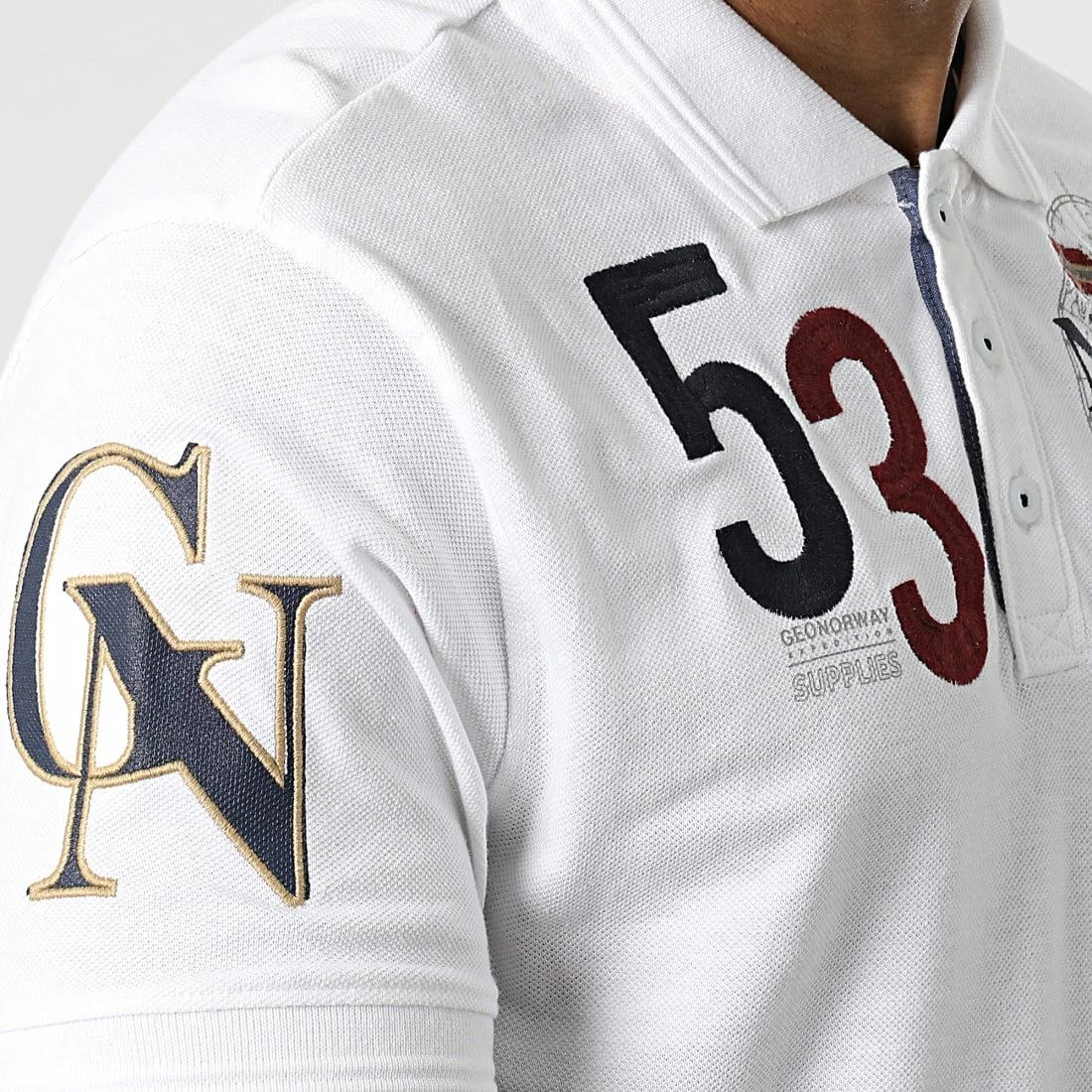 Meilleure affaire 🥰 Polo Manches Courtes Kelan Blanc de Geographical Norway 😀 2 Meilleure affaire 🥰 Polo Manches Courtes Kelan Blanc de Geographical Norway 😀 – Image 2