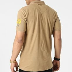 Le moins cher 👍 Polo Manches Courtes Kelan Beige Foncé de Geographical Norway 😉 -Geographical Norway Soldes Boutique geographical norway 316754 KELAN BEIGE 20220503T152500 04