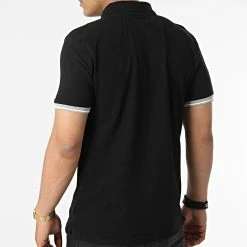 Le moins cher 🌟 Polo Manches Courtes Kutta Noir de Geographical Norway 🔔 -Geographical Norway Soldes Boutique geographical norway 318975 KUTTA BLACK 20220517T155305 04