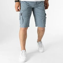 Remise 🎁 Short Cargo Perou Bleu de Geographical Norway ⭐ -Geographical Norway Soldes Boutique geographical norway 318980 PEROU BLUE 20220513T162551 03