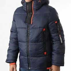 Acheter 🥰 Doudoune Capuche Calix Bleu Marine de Geographical Norway 🧨 -Geographical Norway Soldes Boutique geographical norway 346854 CALIX NAVY 20221108T155100 03
