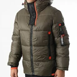 Budget 🔥 Doudoune Capuche Calix Vert Kaki de Geographical Norway 😍 -Geographical Norway Soldes Boutique geographical norway 346856 CALIX KAKI 20221108T154807 03