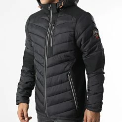 Nouveau 🔥 Doudoune Capuche Deyal Noir de Geographical Norway 😍