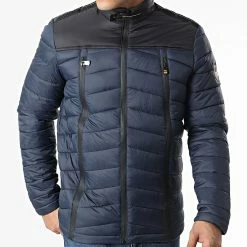 Le moins cher ✔️ Doudoune Borelo Bleu Marine de Geographical Norway 🌟