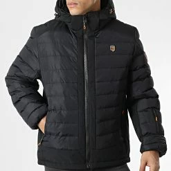 Tout neuf ⌛ Doudoune Capuche Aurelien Noir de Geographical Norway 🎁 -Geographical Norway Soldes Boutique geographical norway 346918 AURELIEN BLACK 20221108T150435 03