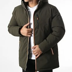 Le moins cher 👍 Parka Capuche Cassim Vert Kaki de Geographical Norway 👍