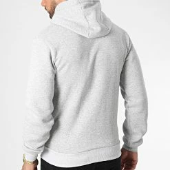 Grosses soldes 😍 Sweat Zippé Capuche Getchup Gris Chiné de Geographical Norway 🔔 -Geographical Norway Soldes Boutique geographical norway 347118 GETCHUP BLENDED GREY 20221110T150827 04